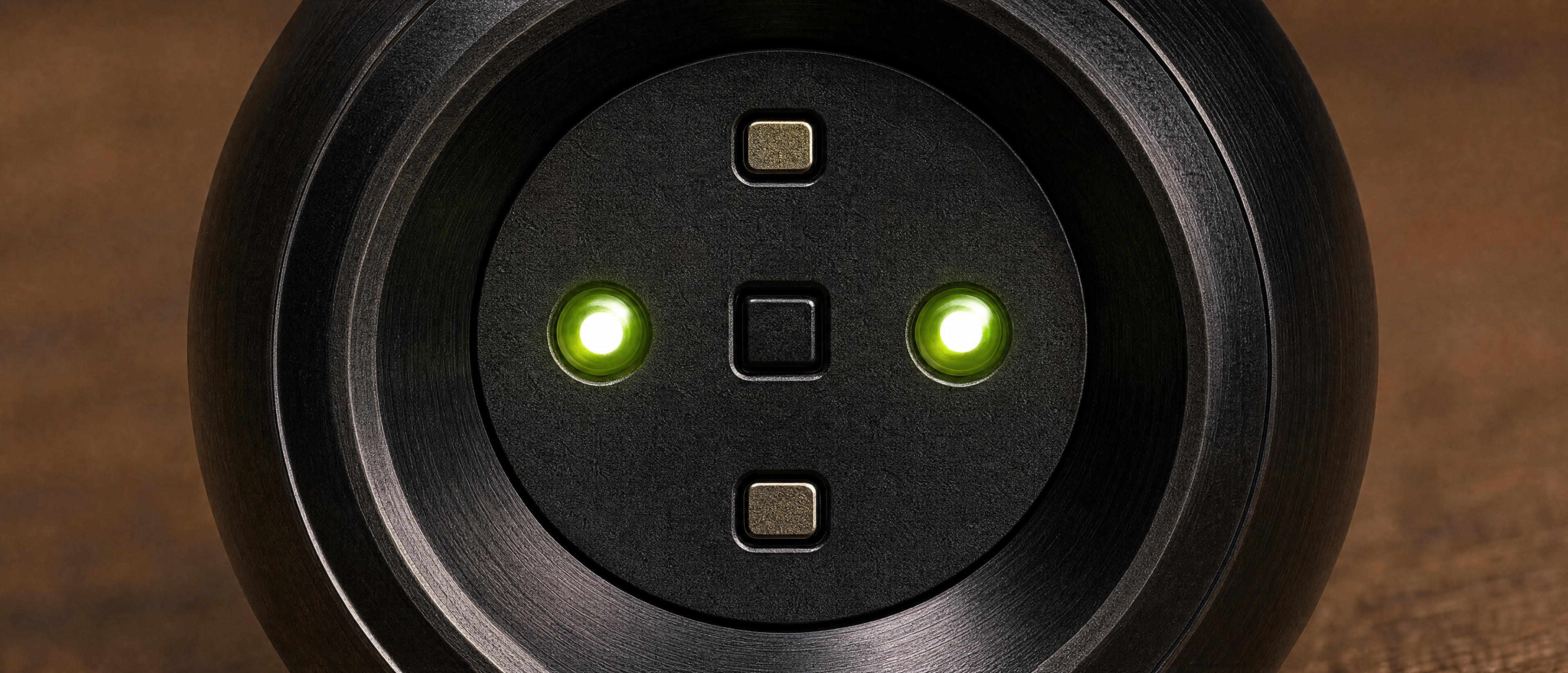 Underside of the Zinq bead showing the optical sensor array